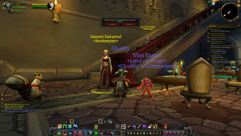 This screenshot is mainly showing off my Mini Diablo.